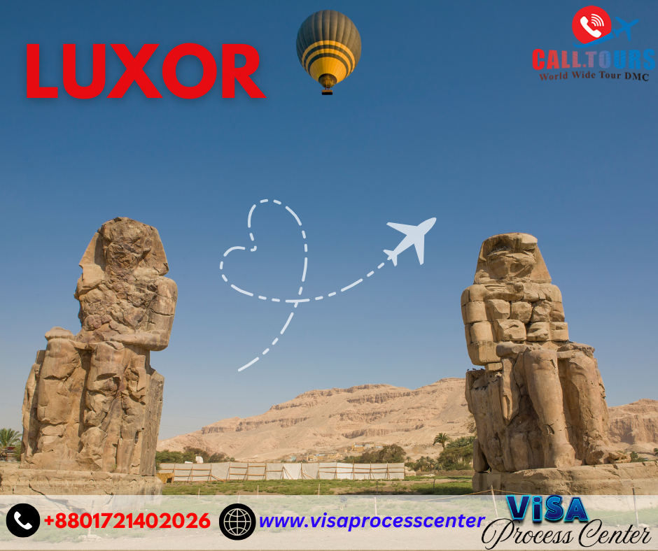 3-night, 4-days tour package to Luxor, Egypt.
