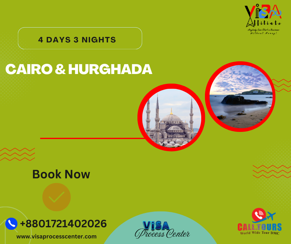 Cairo and Hurghada 4-Day, 3-Night Tour Package