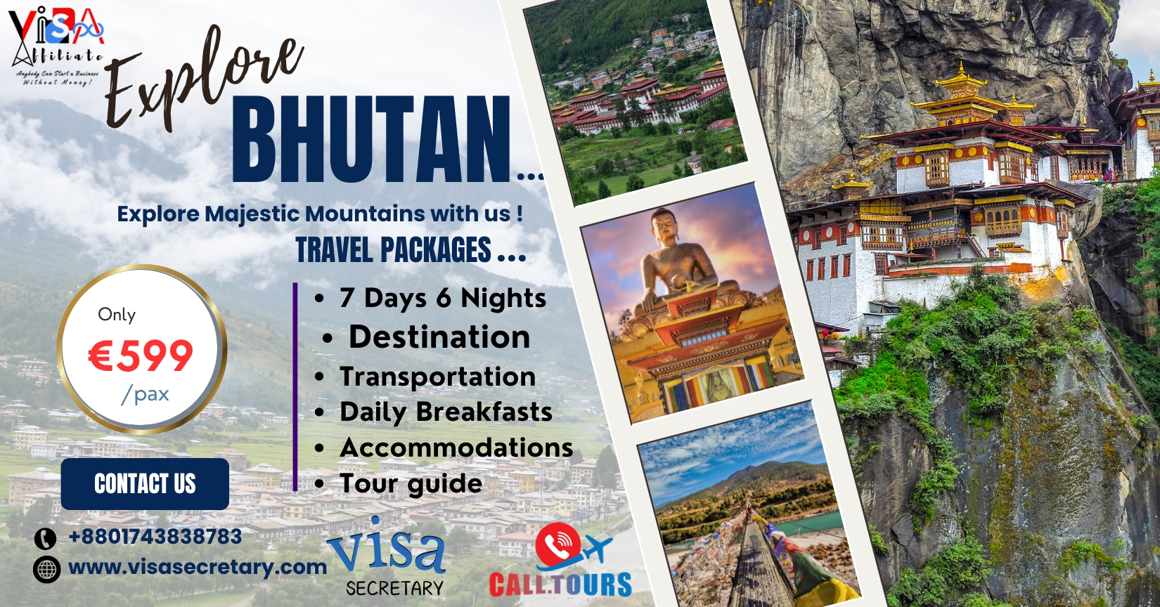 Bhutan Tour (7 Days / 6 Nights)