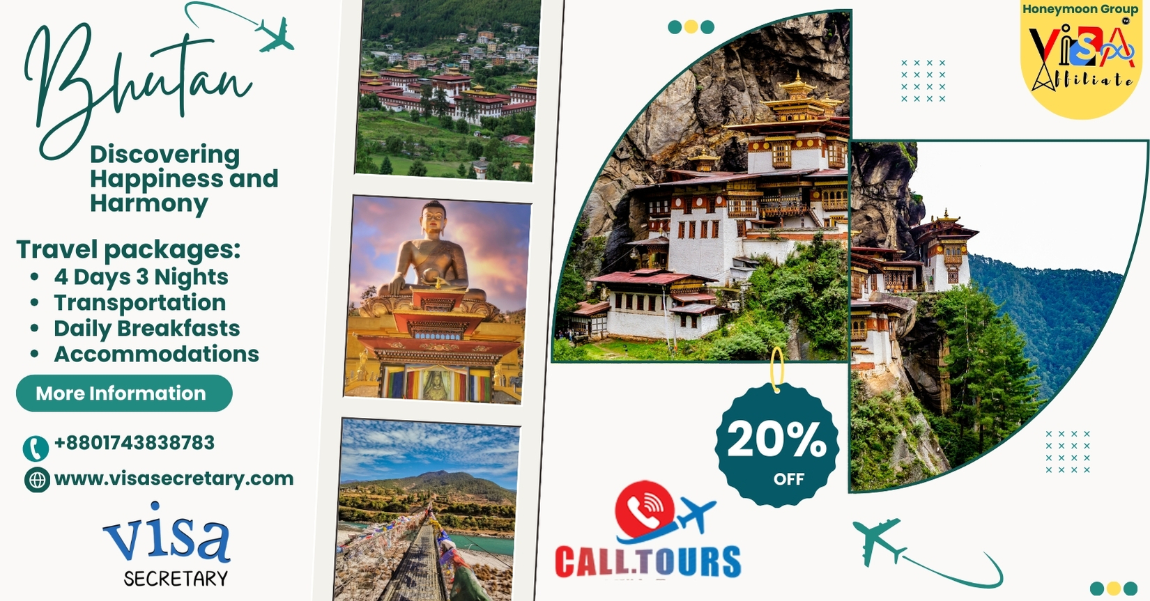 Explore Bhutan with Visa Affiliate LTD