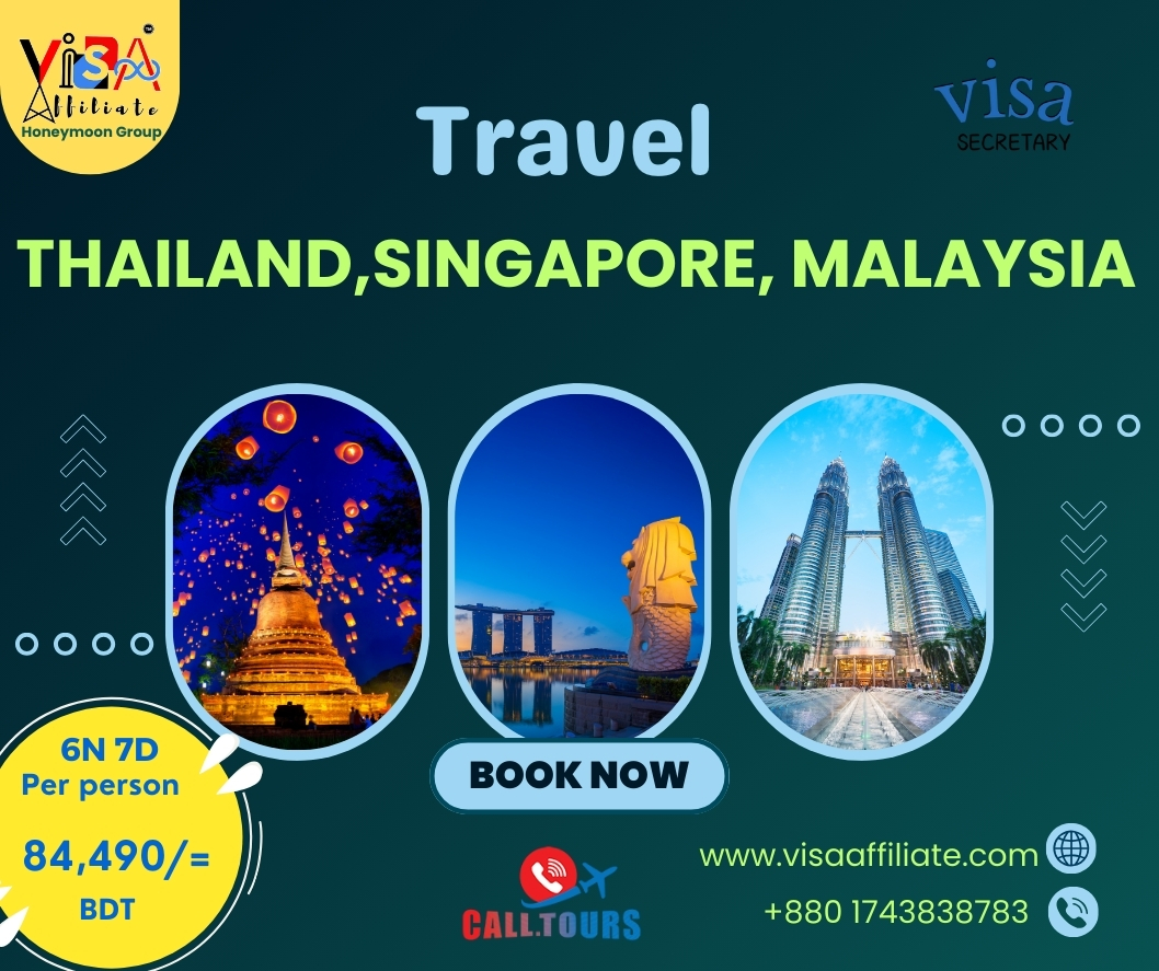 6N & 7D Thailand, Singapore, Malaysia full tour package