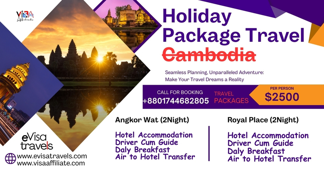 5days 4night Angkor Wat , Bayon Temple & Royal Palace Tour Package