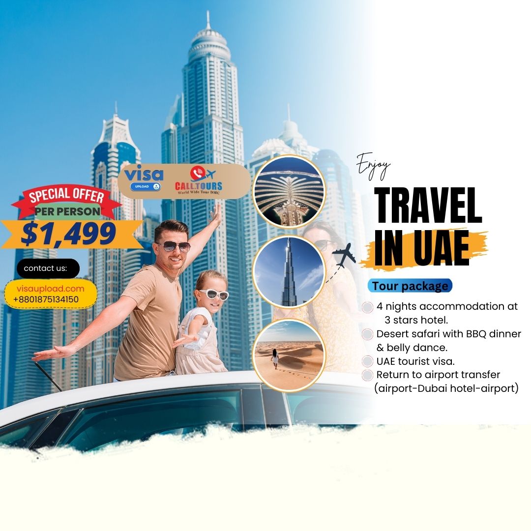 5 Days, 4 Nights Dubai and Abu Dhabi Tour Package.