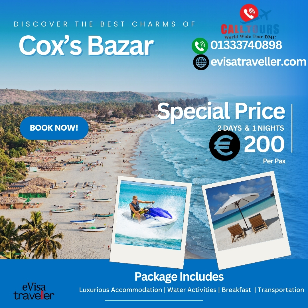 Tour Package Cox's Bazar (1 Night, 2 Days)