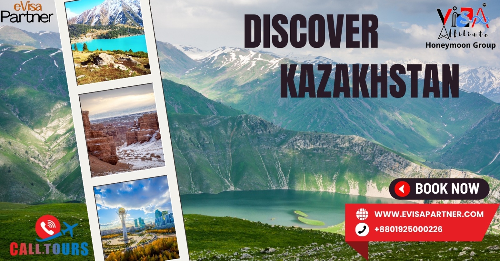 5 night 6 day tour package Kazakhstan taraz and nur sultan budget tour package 3 star hotel airport transfe