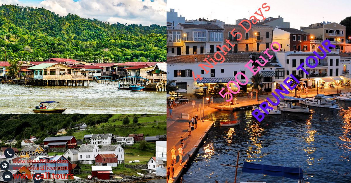 4 Nights 5 Days Tour package Sultan Omar Ali Saifuddien Mosque in Brunei