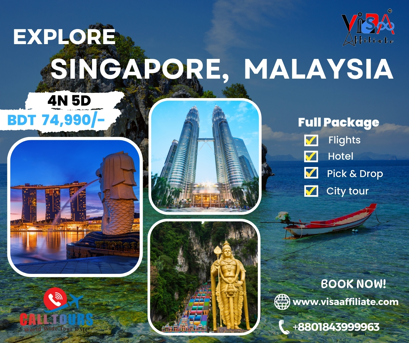 4N 5D Singapore & Malaysia