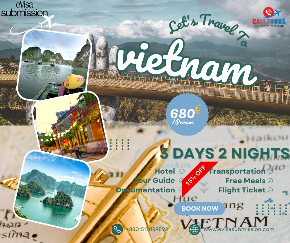 3 Days 2 Nights Vietnam Golden Bridge Budget Tour, With air fare