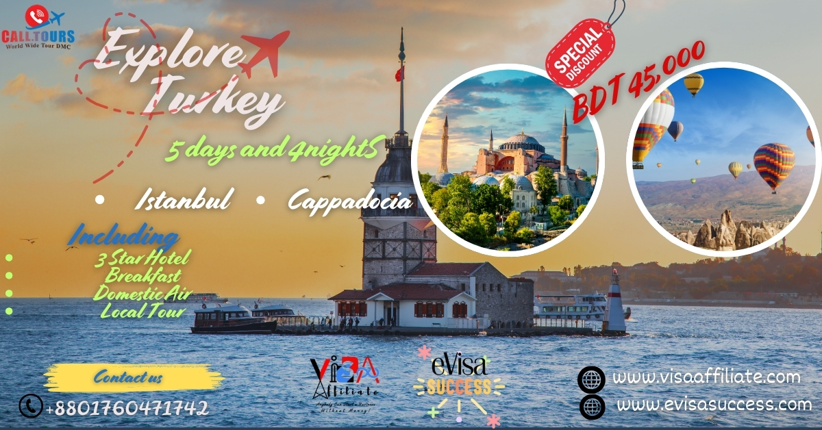 Turkey 5 days & 4 nights package tour