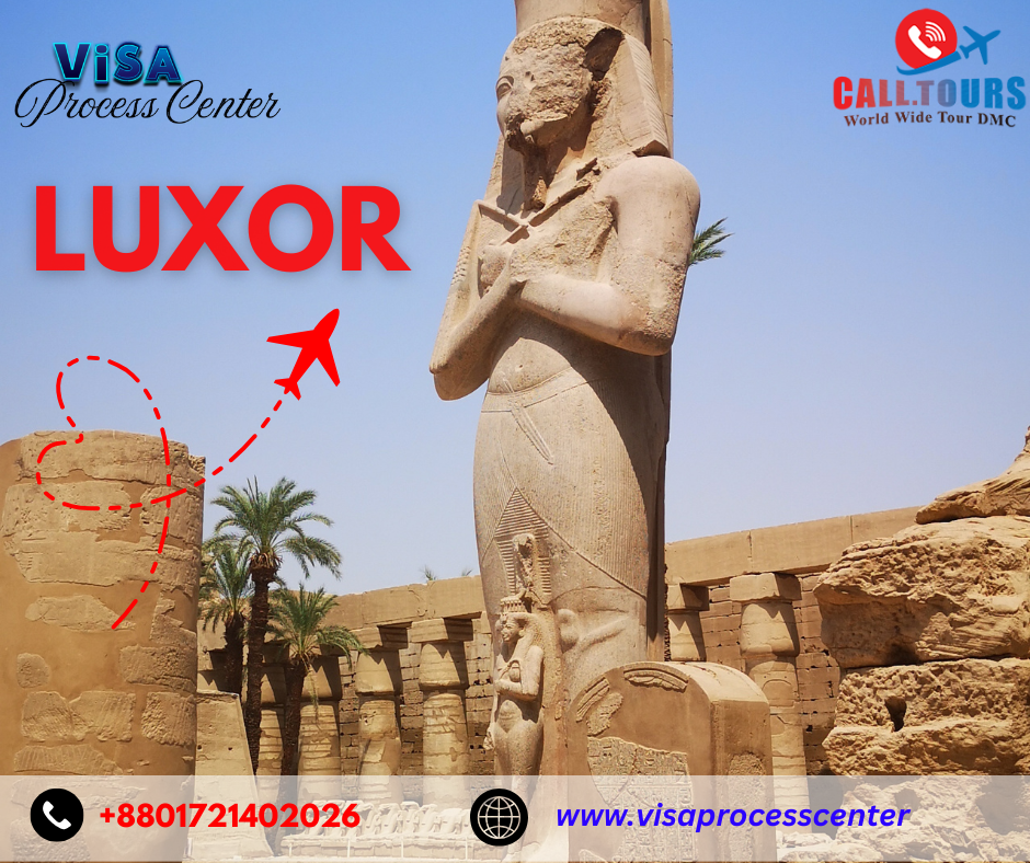 3-night, 4-days tour package to Luxor, Egypt.