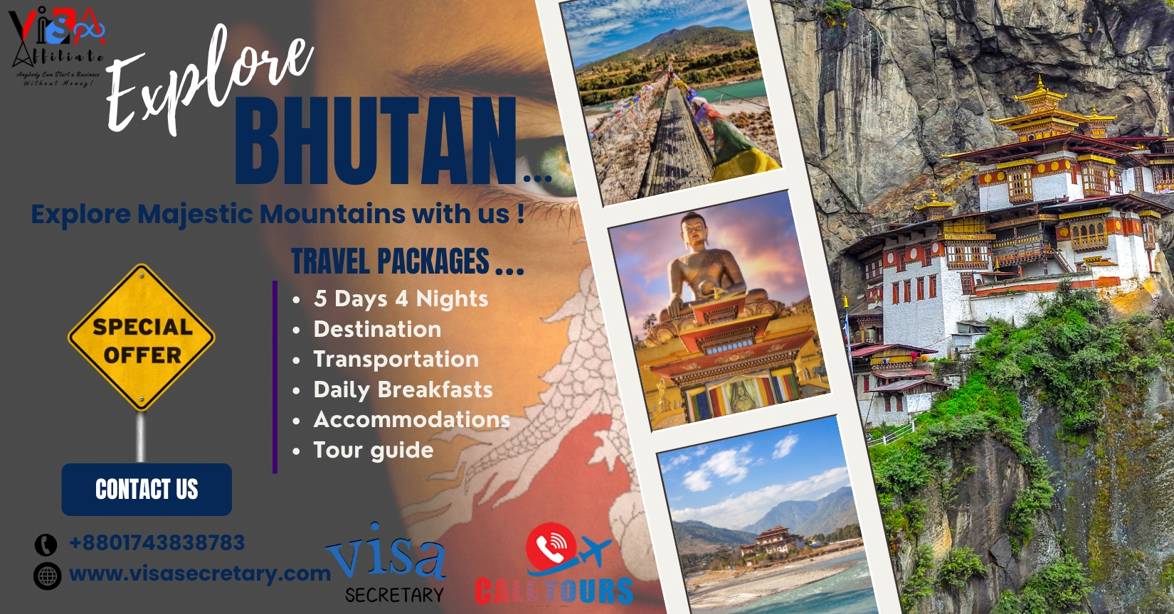 5 Days / 4 Nights Bhutan Budget Tour