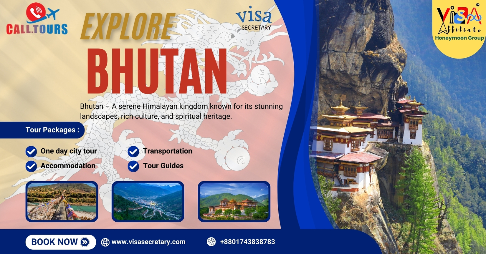 Bhutan: Paro, Thimphu 3 Days / 2 Nights