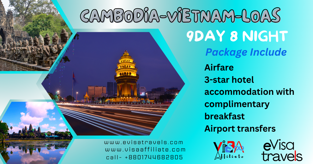 9-Day, 8-Night Cambodia, Vietnam, and Laos Budget Tour